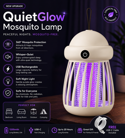QuietGlow Mosquito Lamp