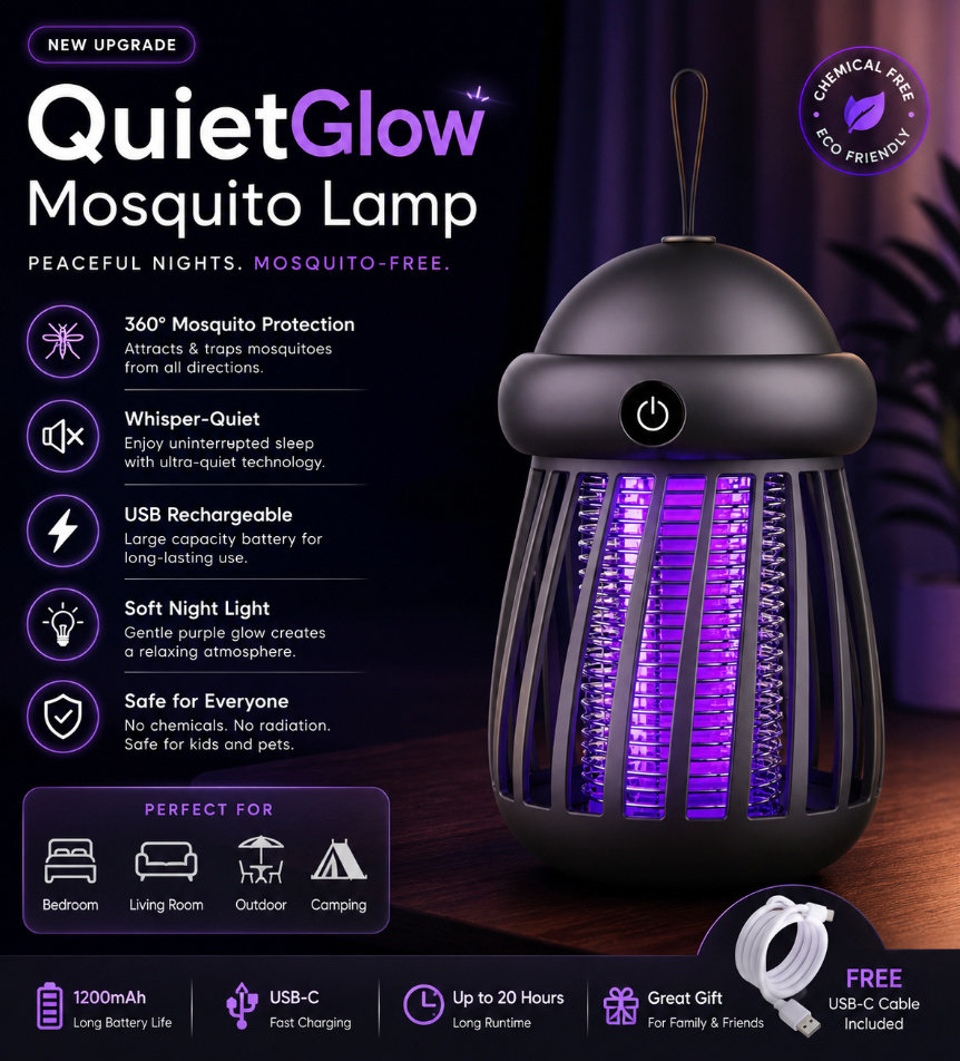 QuietGlow Mosquito Lamp